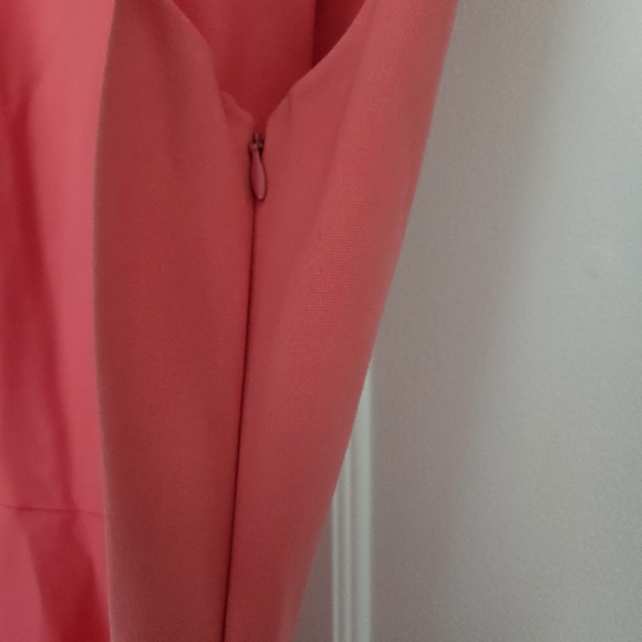 Kate Spade Coral Fit and Flare Bow Back Dress - Picture 6 of 10